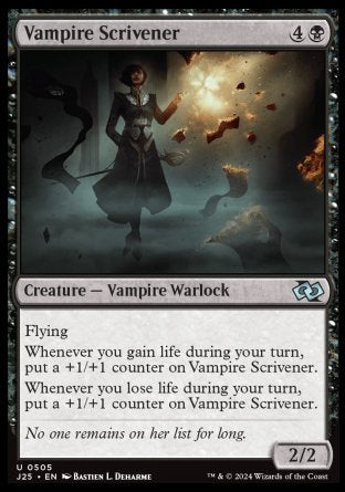 (505) Magic The Gathering Foundations Jumpstart Single: Vampire Scrivener  Uncommon