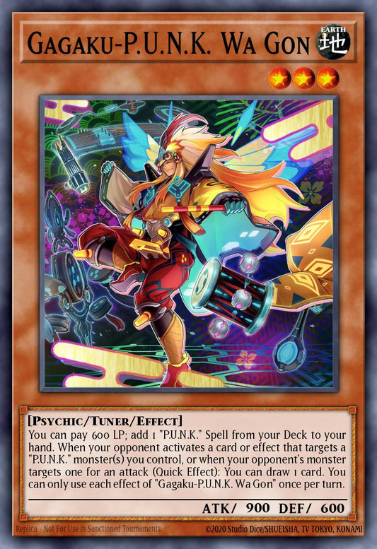 (071) YuGiOh TCG BLMM: Battles of Legend: Monster Mayhem Single: Gagaku-P.U.N.K. Wa Gon  Ultra Rare