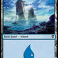 (506/361) Magic The Gathering Commander Legends: Extras Single: Island (V.1)  Land