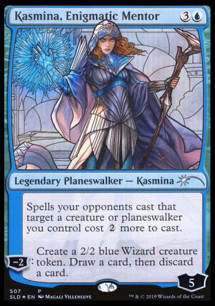 (507) Magic The Gathering Secret Lair Drop Series Single: Kasmina, Enigmatic Mentor  Uncommon