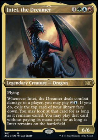 (507) Magic The Gathering Double Masters 2022: Extras Single: Intet, the Dreamer  Rare
