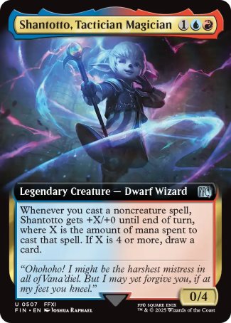 (507) Magic The Gathering Magic: The Gathering - FINAL FANTASY: Extras Single: Shantotto, Tactician Magician  Uncommon