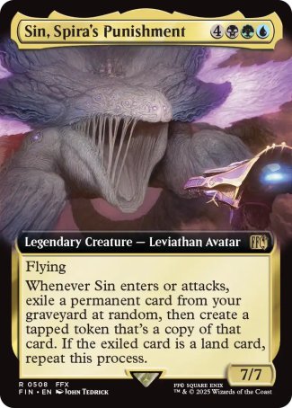 (508) Magic The Gathering Magic: The Gathering - FINAL FANTASY: Extras Single: Sin, Spira's Punishment (V.2)  Rare