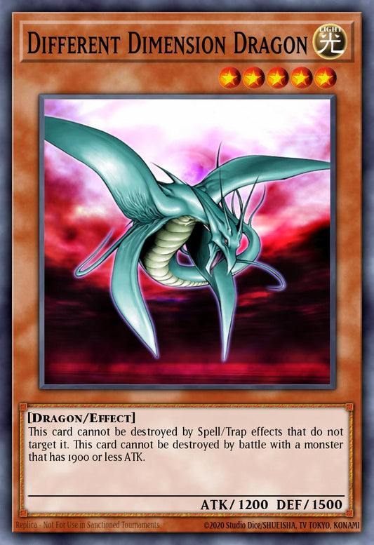(EN015) YuGiOh TCG DCR: Dark Crisis Single: Different Dimension Dragon (V.2 - Super Rare)  Super Rare