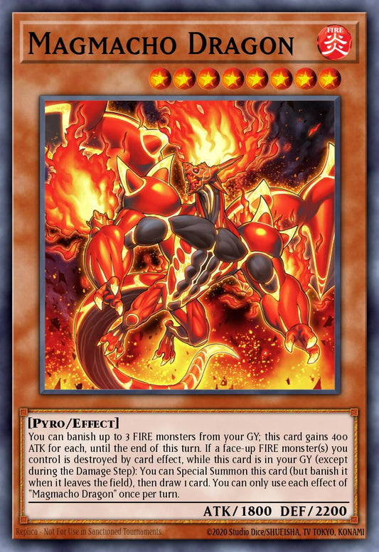 (025) YuGiOh TCG PHNI: Phantom Nightmare Single: Magmacho Dragon  Common