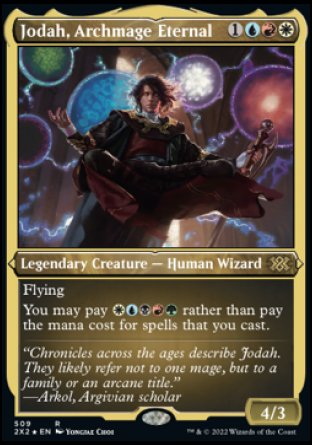 (509) Magic The Gathering Double Masters 2022: Extras Single: Jodah, Archmage Eternal  Rare