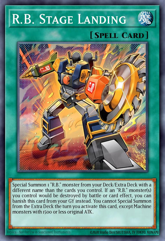 (DUAD096) YuGiOh TCG Duelist’s Advance Single: R.B. Stage Landing (V.2 - Starlight Rare)  Starlight Rare