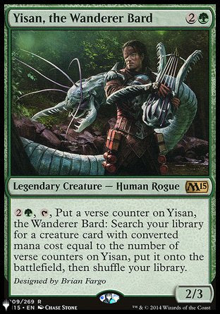 (209) Magic The Gathering The List Single: Yisan, the Wanderer Bard  Rare