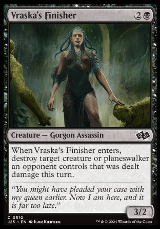 (510) Magic The Gathering Foundations Jumpstart Single: Vraska's Finisher  Common