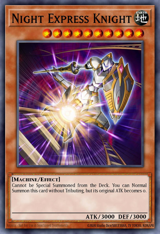 (139) YuGiOh TCG DLCS: Dragons of Legend: The Complete Series Single: Night Express Knight  Common