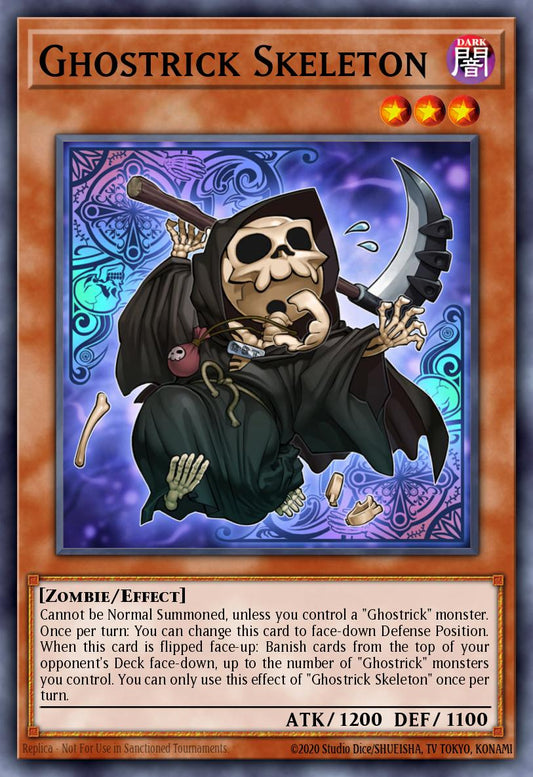 (205) YuGiOh TCG MP14: 2014 Mega-Tins Mega-Pack Single: Ghostrick Skeleton  Common
