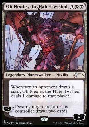 (511) Magic The Gathering Secret Lair Drop Series Single: Ob Nixilis, the Hate-Twisted Holo Uncommon
