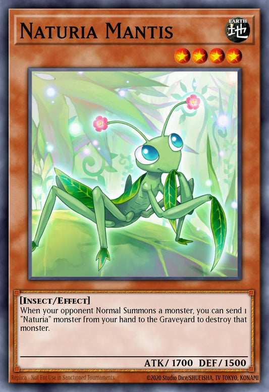 (113) YuGiOh TCG HAC1: Hidden Arsenal: Chapter 1 Single: Naturia Mantis (V.2 - Parallel Rare)  Parallel Rare