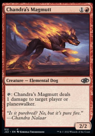 (512) Magic The Gathering Jumpstart 2022 Single: Chandra's Magmutt  Common