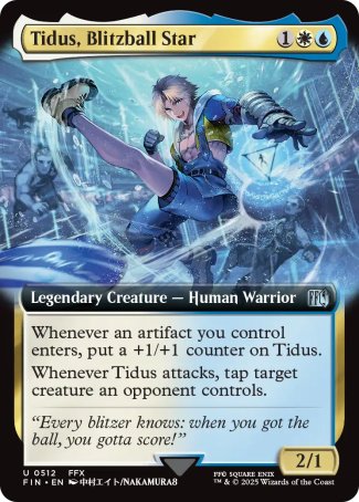 (512) Magic The Gathering Magic: The Gathering - FINAL FANTASY: Extras Single: Tidus, Blitzball Star Holo Uncommon