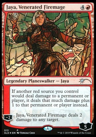 (513) Magic The Gathering Secret Lair Drop Series Single: Jaya, Venerated Firemage  Uncommon
