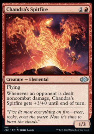 (515) Magic The Gathering Jumpstart 2022 Single: Chandra's Spitfire  Uncommon