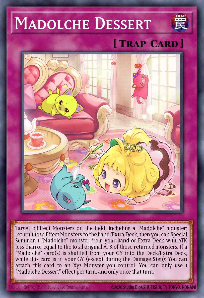 (077) YuGiOh TCG INFO: The Infinite Forbidden Single: Madolche Dessert  Common