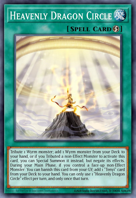 (102) YuGiOh TCG MZTM: Maze of the Master Single: Heavenly Dragon Circle  Rare