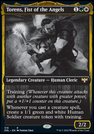 (516) Magic The Gathering Innistrad: Double Feature Single: Torens, Fist of the Angels  Rare