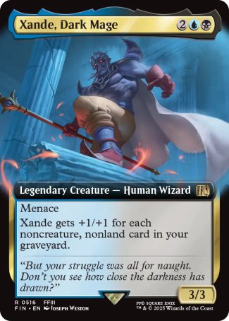 (516) Magic The Gathering Magic: The Gathering - FINAL FANTASY: Extras Single: Xande, Dark Mage (V.1)  Rare