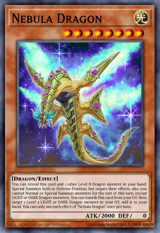 (159) YuGiOh TCG MP20: 2020 Tin of Lost Memories Mega Pack Single: Nebula Dragon  Common