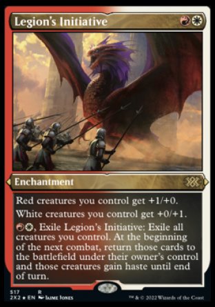 (517) Magic The Gathering Double Masters 2022: Extras Single: Legion's Initiative  Rare