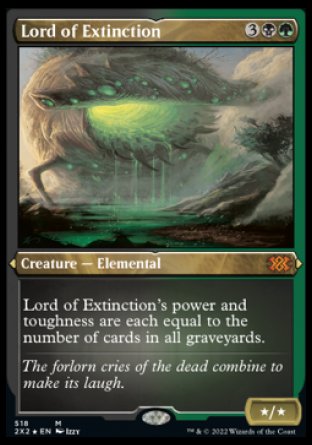 (518) Magic The Gathering Double Masters 2022: Extras Single: Lord of Extinction  Mythic