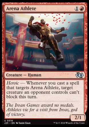 (518) Magic The Gathering Foundations Jumpstart Single: Arena Athlete  Uncommon