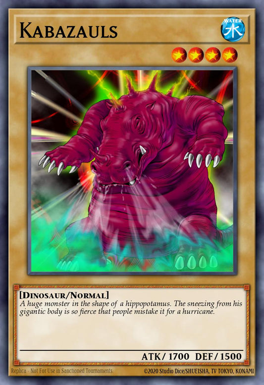 (017) YuGiOh TCG SBSC: Speed Duel: Scars of Battle Single: Kabazauls  Common