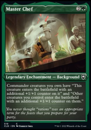 (519) Magic The Gathering Commander Legends: Battle for Baldur's Gate: Extras Single: Master Chef (V.1)  Common
