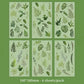 Vintage Floral Stickers: Dream Island Fern