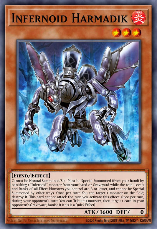 (060) YuGiOh TCG BLTR: Battles of Legend: Terminal Revenge Single: Infernoid Harmadik  Secret Rare