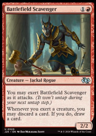 (520) Magic The Gathering Foundations Jumpstart Single: Battlefield Scavenger  Uncommon