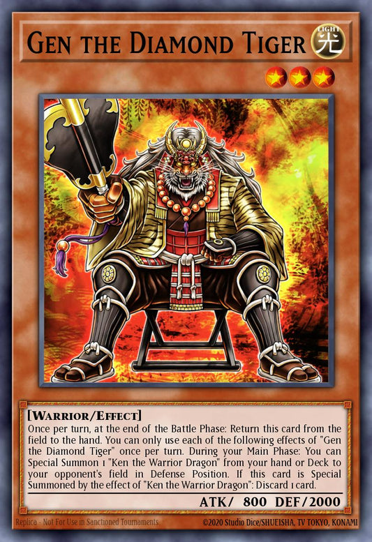 (247) YuGiOh TCG MP24: 25th Anniversary Tin: Dueling Mirrors Single: Gen the Diamond Tiger  Ultra Rare