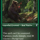 (522) Magic The Gathering Commander Legends: Battle for Baldur's Gate: Extras Single: Wilson, Refined Grizzly (V.1)  Uncommon