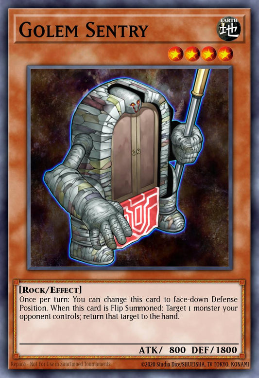 (014) YuGiOh TCG BPW2: Battle Pack 2: War of the Giants - Round 2 Single: Golem Sentry  Super Rare
