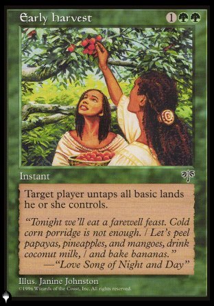 (000) Magic The Gathering The List Single: Early Harvest  Rare