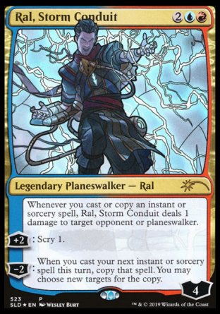 (523) Magic The Gathering Secret Lair Drop Series Single: Ral, Storm Conduit Holo Rare
