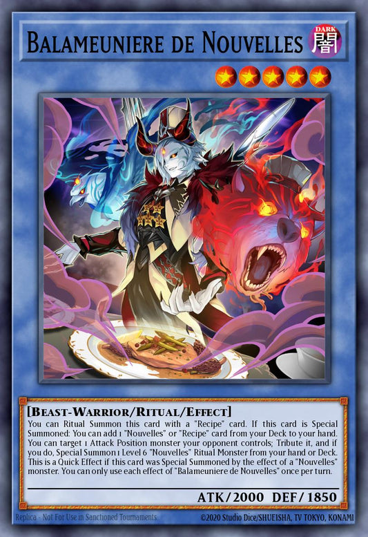 (033) YuGiOh TCG WISU: Wild Survivors Single: Balameuniere de Nouvelles  Super Rare