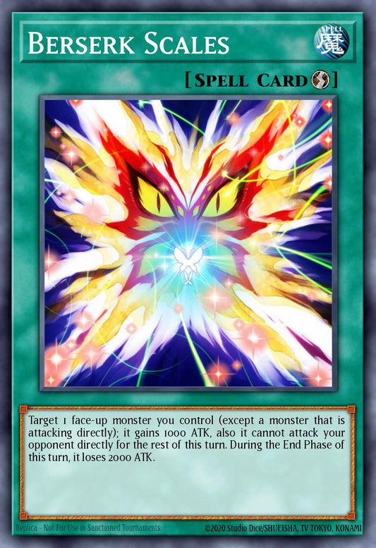 (078) YuGiOh TCG BPW2: Battle Pack 2: War of the Giants - Round 2 Single: Berserk Scales  Common