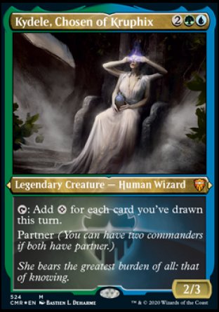 (524/361) Magic The Gathering Commander Legends: Extras Single: Kydele, Chosen of Kruphix  Mythic