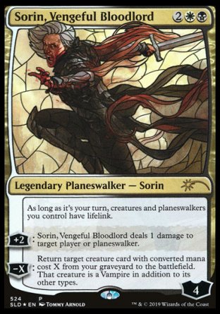 (524) Magic The Gathering Secret Lair Drop Series Single: Sorin, Vengeful Bloodlord Holo Rare
