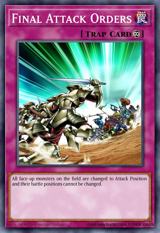 (EN045) YuGiOh TCG DCR: Dark Crisis Single: Final Attack Orders (V.2 - Common)  Common