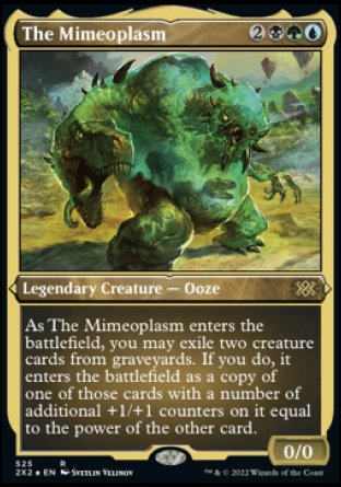 (525) Magic The Gathering Double Masters 2022: Extras Single: The Mimeoplasm (V.2)  Rare