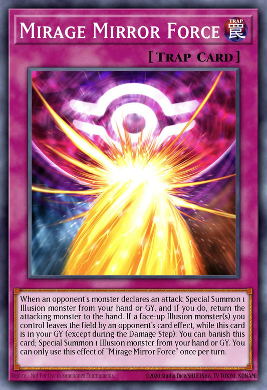 (078) YuGiOh TCG LEDE: Legacy of Destruction Single: Mirage Mirror Force  Super Rare