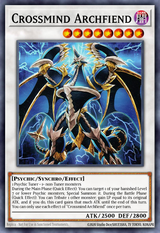 (DUAD039) YuGiOh TCG Duelist’s Advance Single: Crossmind Archfiend  Common