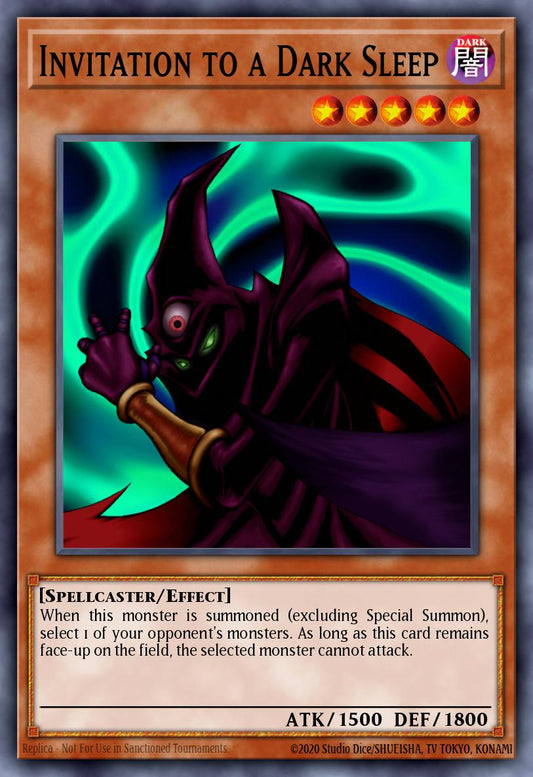 (EN082) YuGiOh TCG PSV: Pharaoh's Servant Single: Invitation to a Dark Sleep (V.3 - Common)  Common