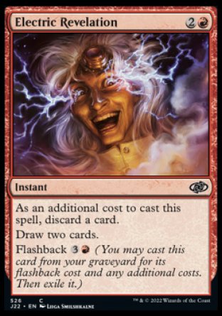 (526) Magic The Gathering Jumpstart 2022 Single: Electric Revelation  Common