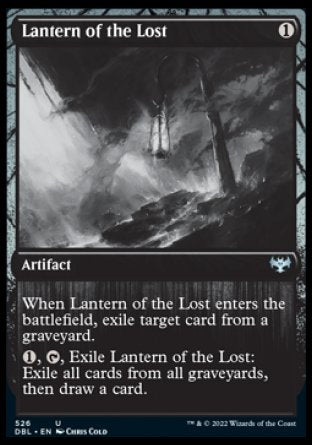 (526) Magic The Gathering Innistrad: Double Feature Single: Lantern of the Lost Holo Uncommon